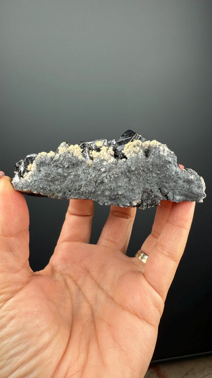 Rhodocrosite, Boulangerite and Sphalerite Mineral from Kosovo
