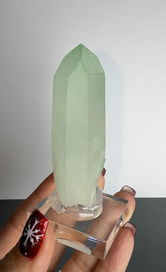 Rare Quartz with Green Fucsite Inclusions