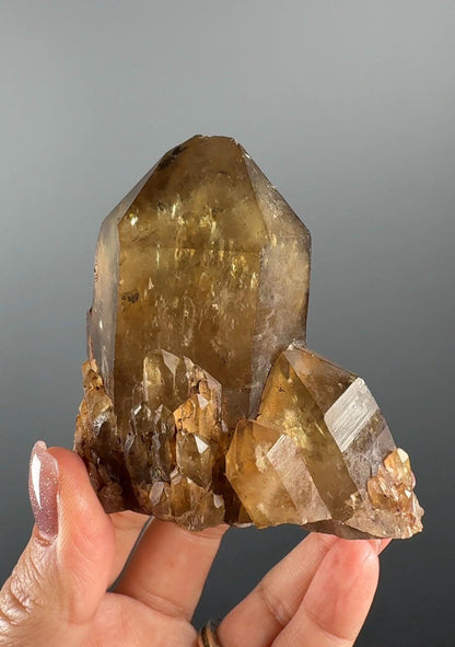Pure Solar Energy: Natural Kundalini Citrine from the Congo