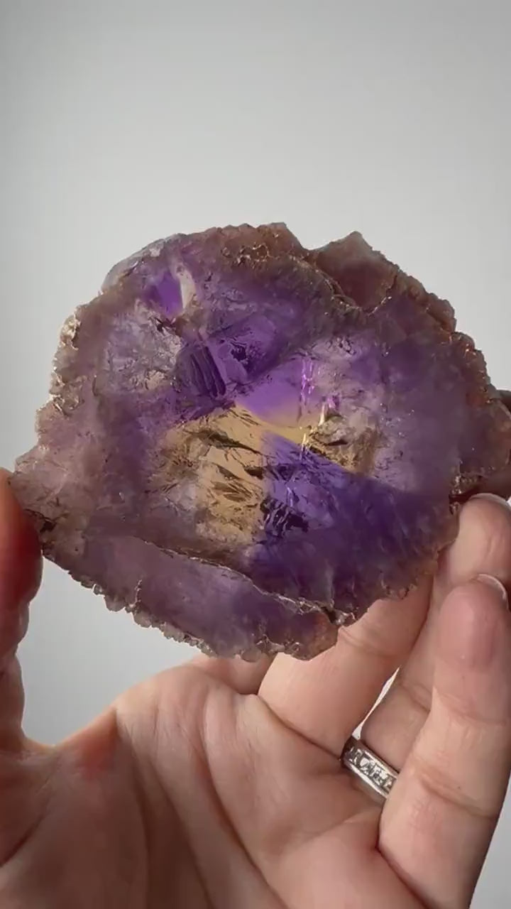 Gemmy Ametrine Crystal Cluster, Ametrine  Crystal from Bolivia