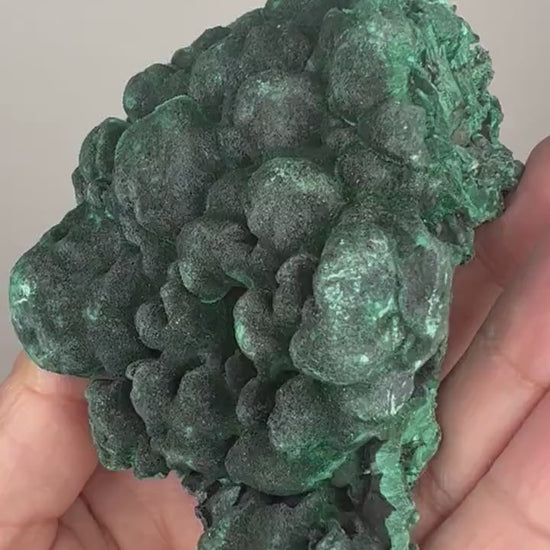 Amazing Velvety Green Color!Fibrous Malachite Mineral Specimen,Malachite Specimen