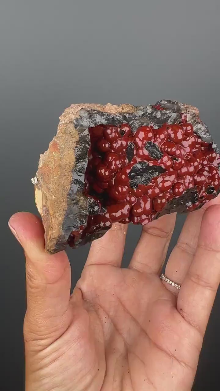 Amazing Piece!Red Fox Crater Agate,Fox Agate, Crater Agate,Self-Standing