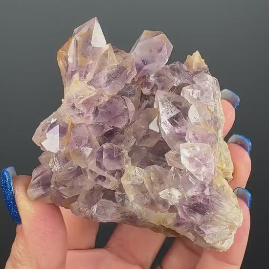 Ametrine Crystal Cluster