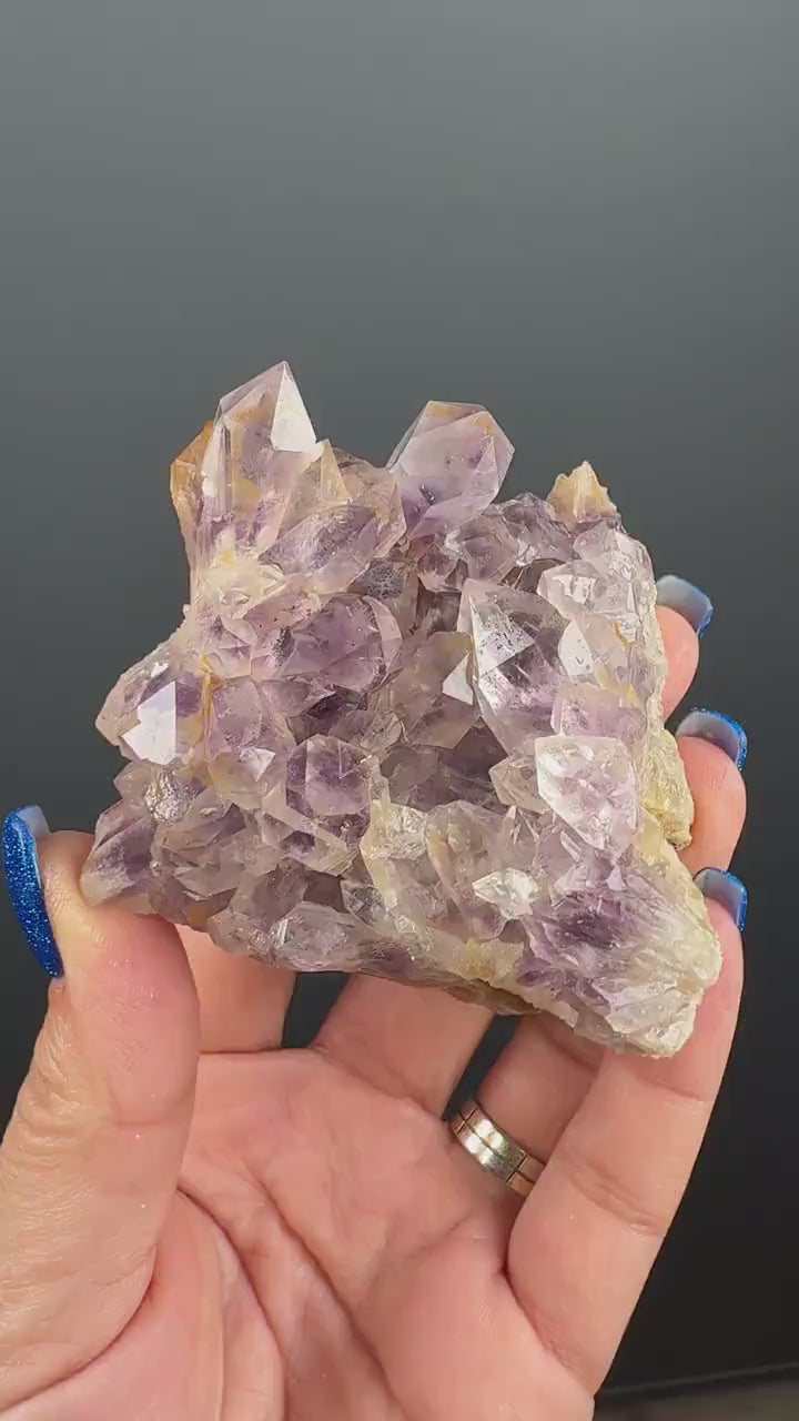 Ametrine Crystal Cluster
