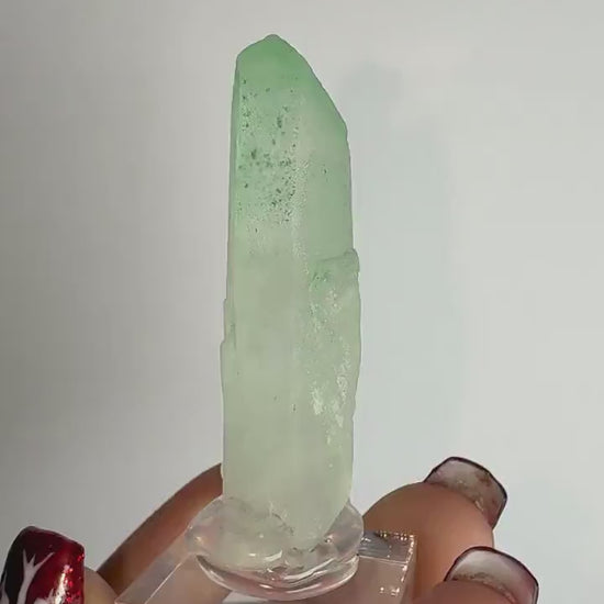 Rare Quartz with Green Fucsite Inclusions
