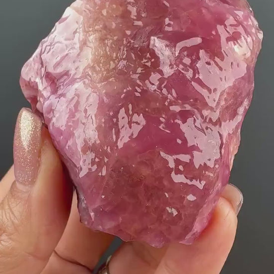 Emotional Healing ! Amazing Color Pink Cobalto Calcite  from Morocco