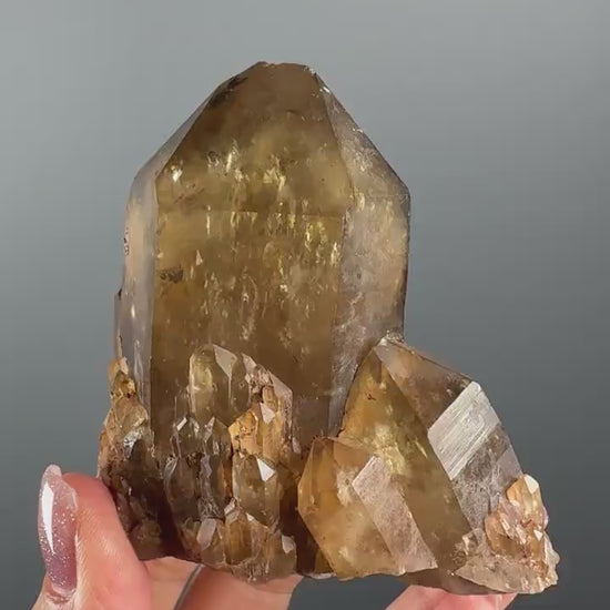 Pure Solar Energy: Natural Kundalini Citrine from the Congo
