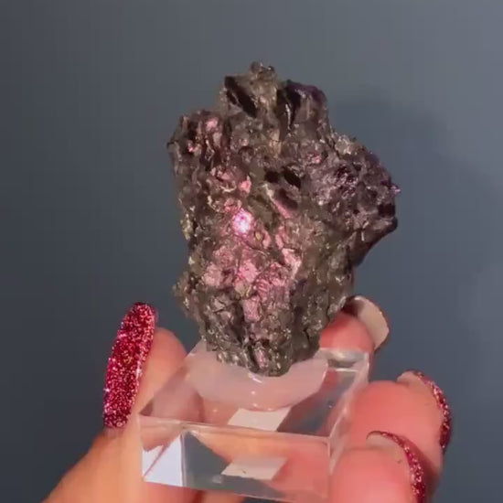 Rare!! Purple-Blue Covellite Specimen From Leonard Mine, Butte Dist. Montana USA