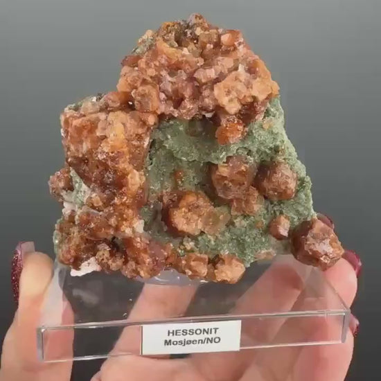 Hessonite Crystal, Hessonite Garnet from Norway