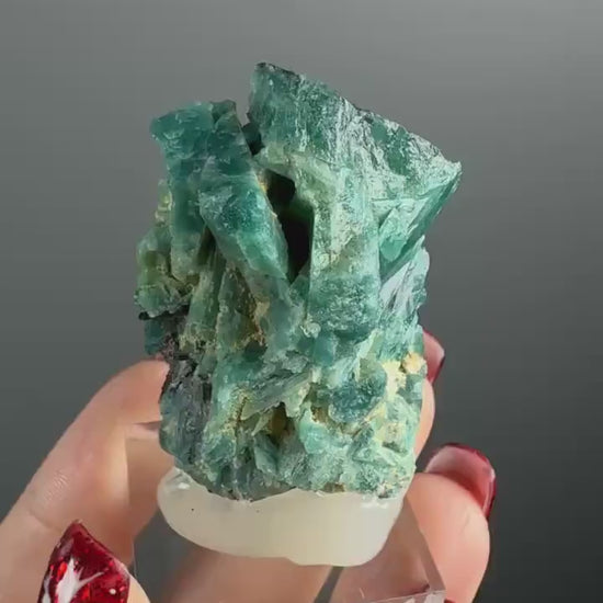 Blue Grandidierite Crystal Specimen