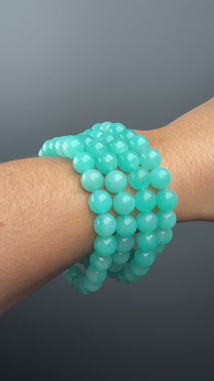 8 MM Amazonite Bracelets (4 Pieces)