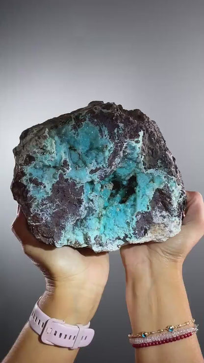 Cabinet Size ! Druzy Chrysocolla Stalactites