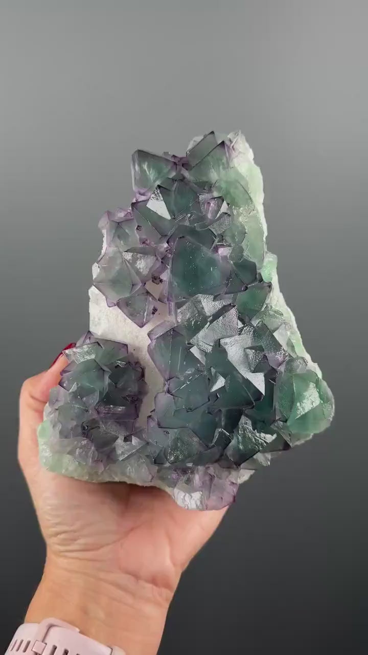 Perfect Piece! Octahedral De An Fluorite Specimen