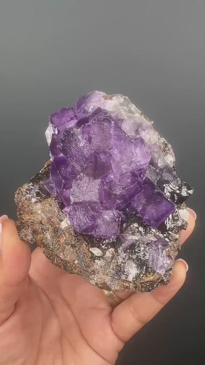 Favourite Piece! Fluorite with Sphalerite from Elmwood Mine, Tennessee