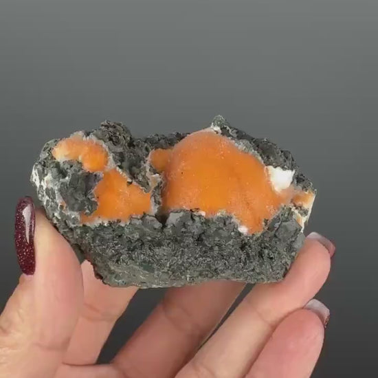 Thomsonite Balls with Quartz Specimen