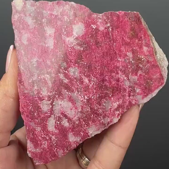 Amazing Color!Polished THULITE Crystal from Norway