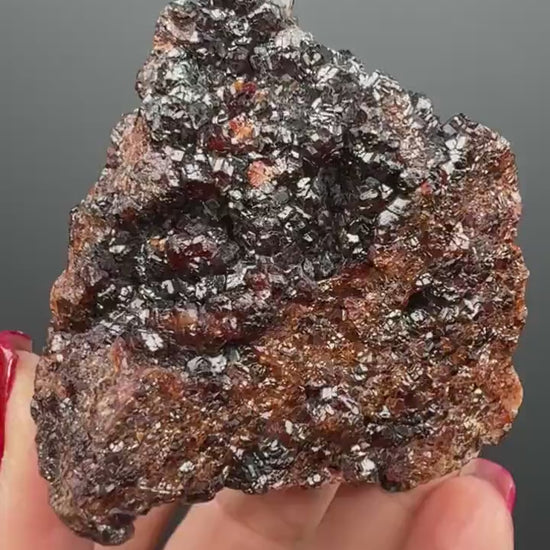 Reddish Brown Andradite Garnet Specimen