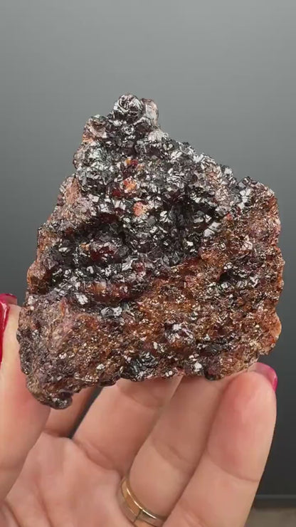 Reddish Brown Andradite Garnet Specimen