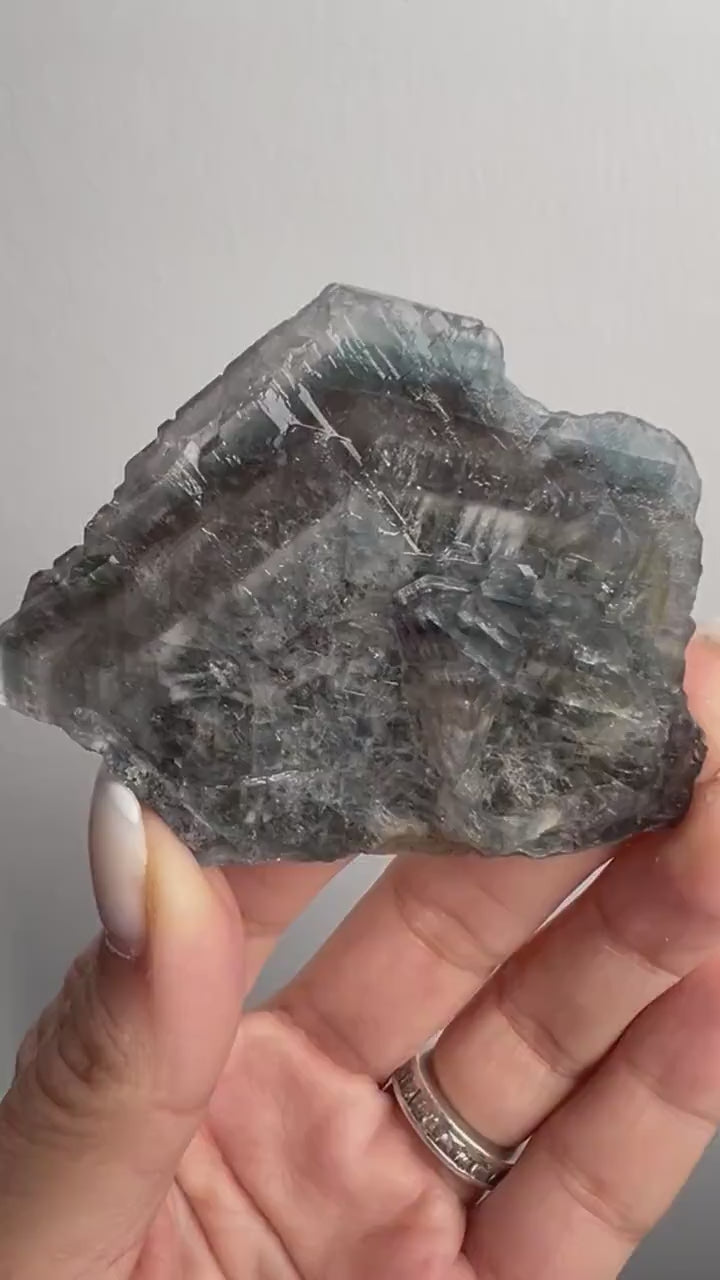 Amazing Piece! Blue Barite Crystals Cluster