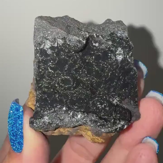 Black Galaxy Hematite Specimen