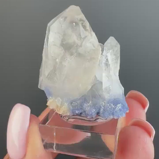 Mental Serenity! Dumortierite Quartz Crystal