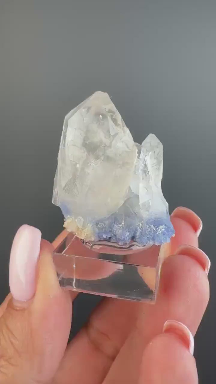 Mental Serenity! Dumortierite Quartz Crystal
