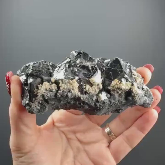 Rhodocrosite, Boulangerite and Sphalerite Mineral from Kosovo