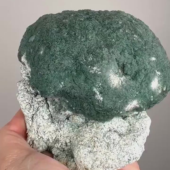 Broccoli Lovers! Green Heulandite Ball  Crystal