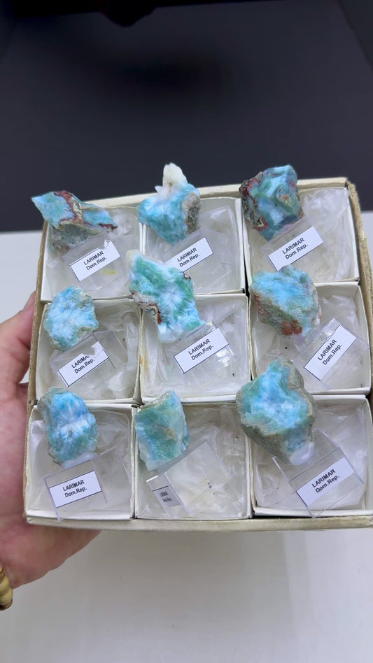 Larimar Crystal Lot