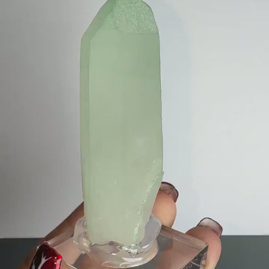 Rare Quartz with Green Fucsite Inclusions