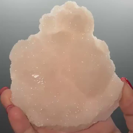 Pink Mangano Calcite Mineral Specimen, UV Reactive Stone