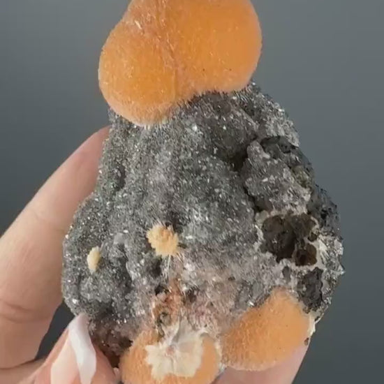 Thomsonite Balls with Quartz Specimen