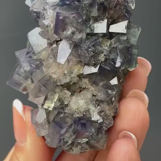 Color Change Green-Purple Fluorite Specimen, Fluorite Crystal