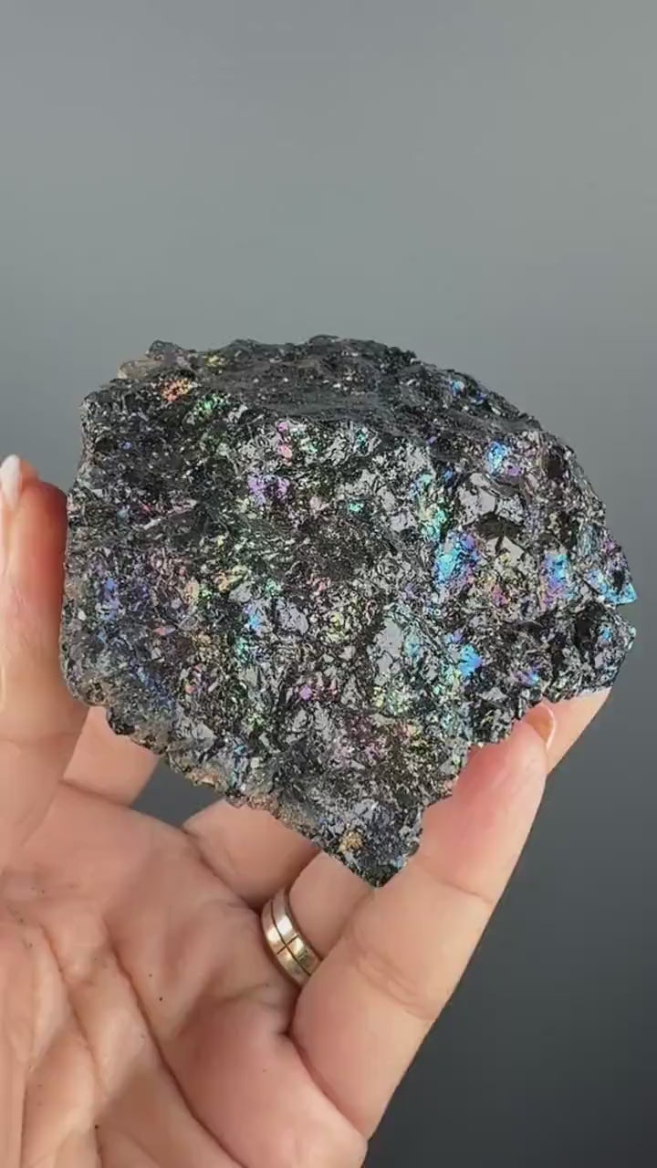 Rare ! Rainbow Obsidian Specimen