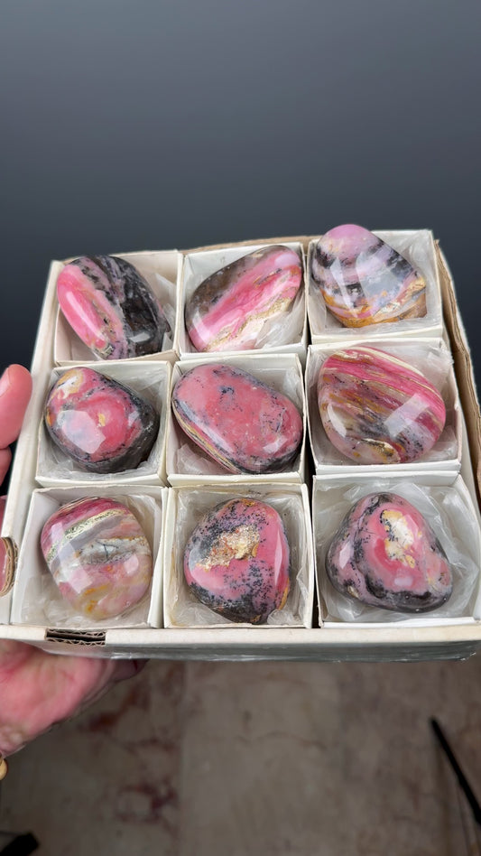 Dendritic Strawberry Opal Crystal Lot