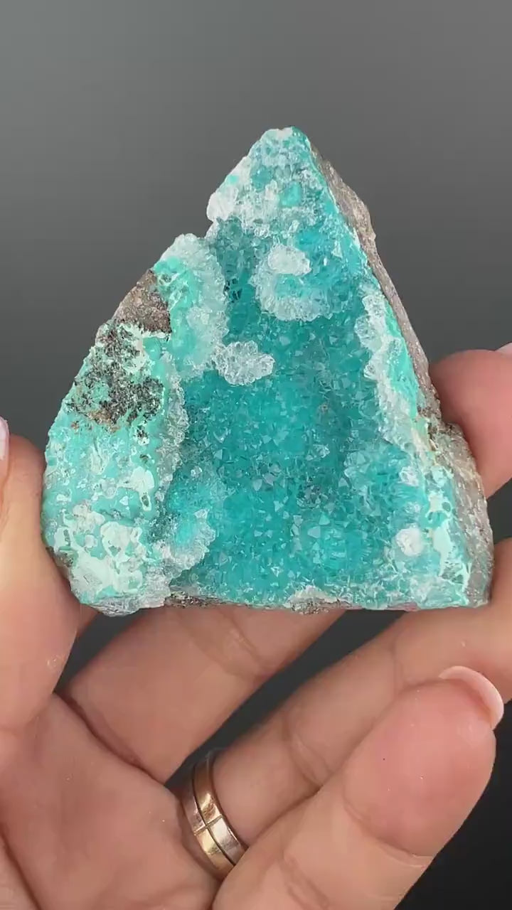 Blue Sparkles! Gorgeous Druzy Blue Chrysocolla Crystal