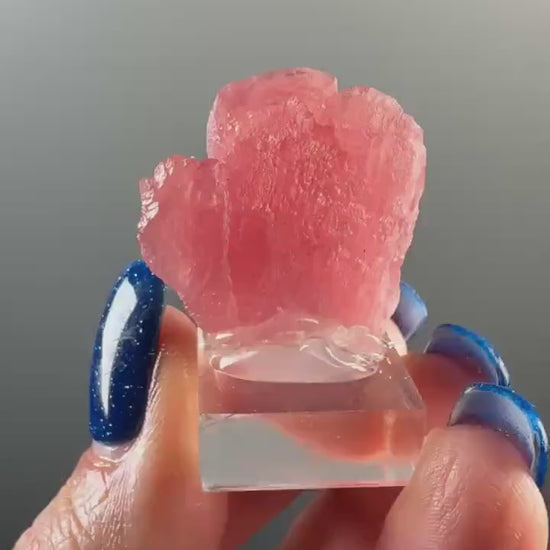 Pink Rhodochrosite Crystal