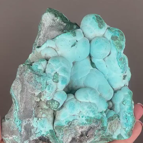 Bubbly!  Blue Chrysocolla with Malachite Specimen