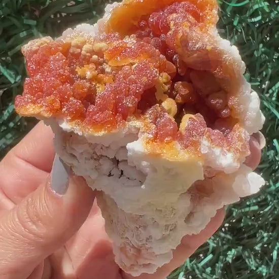 Red-Orange Zincite Specimen, Zincite Crystal