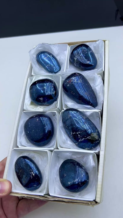 Top Quality Blue Purple Covellite Crystal Lot-8 pieces