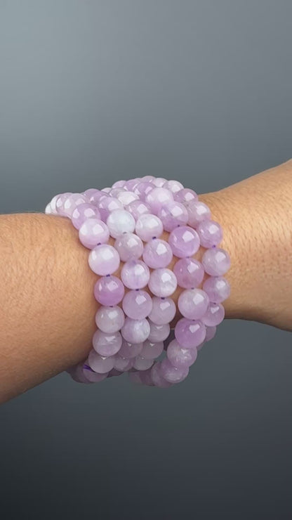 8 MM Kunzite Bracelets (6 Pieces)