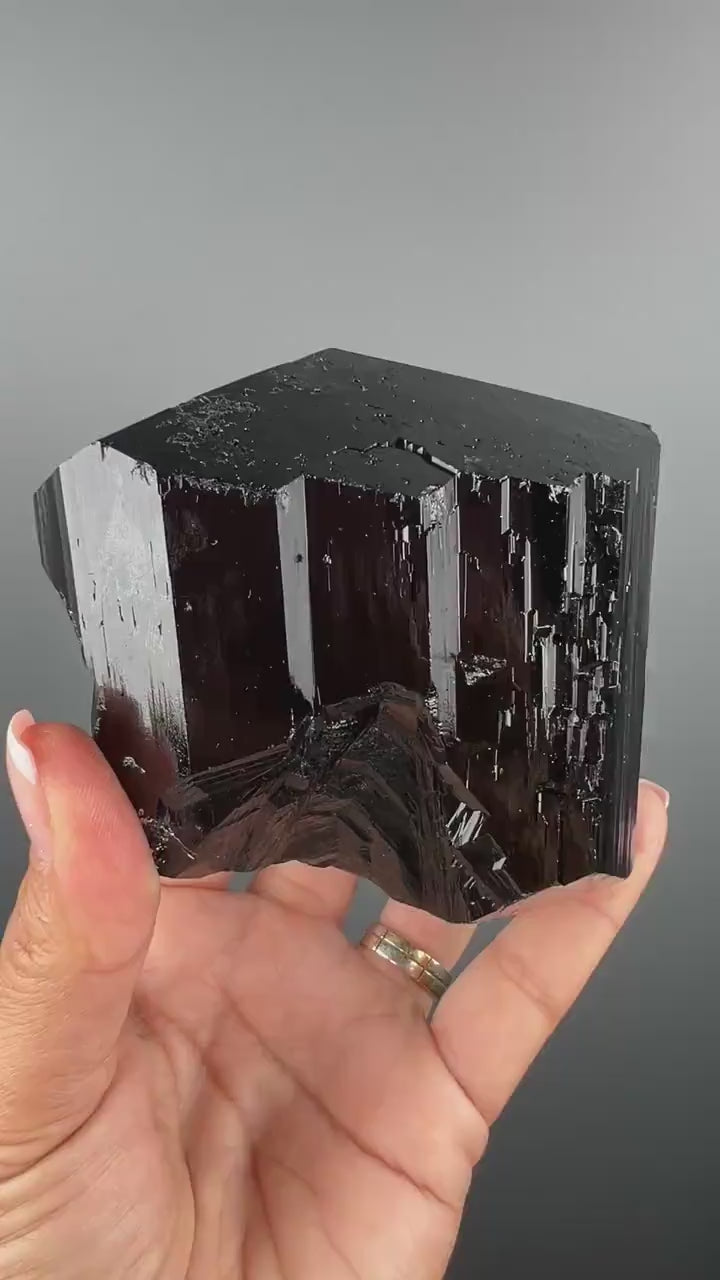 Protection! Large Size Black Tourmaline Crystal