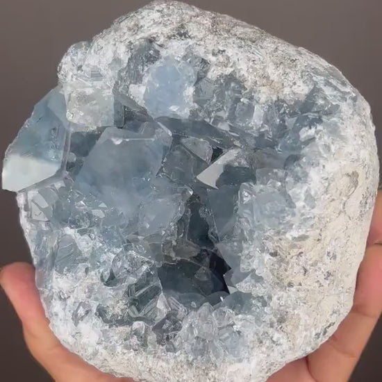 Excellent Color! Sky Blue Celestite (Celestine)  Crystal