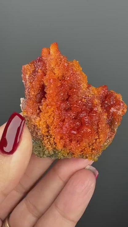 Red-Orange Zincite Specimen, Zincite Crystal