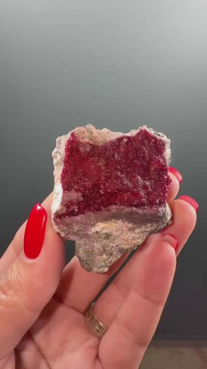 Roselite Crystal Cluster