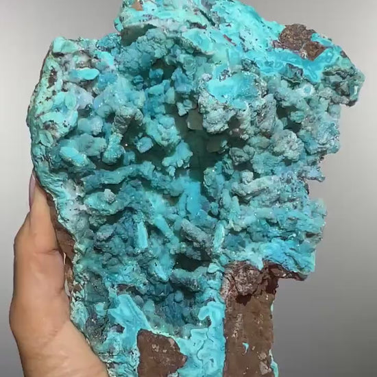 Druzy Chrysocolla Stalactites