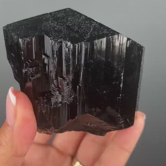 Strong Energy! Large Size Black Tourmaline Crystal