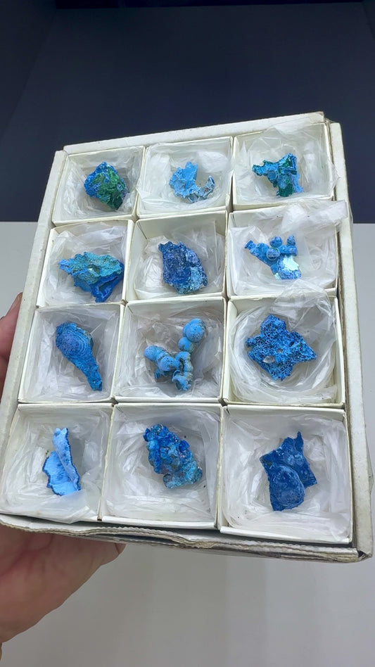 Blue Shattuckite Specimen Lot