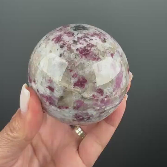 Eudialyte Sphere, Eudialyte Ball 70mm