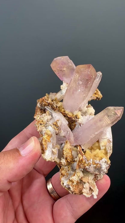 Irisdecent Vera Cruz  Amethyst Crystal Specimen